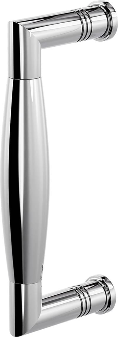 Deurgreep - RVS gepolijst - RVS - GPF - Binnendeur - GPF4918.49B haaks 157x62/141mm RVS gepolijst