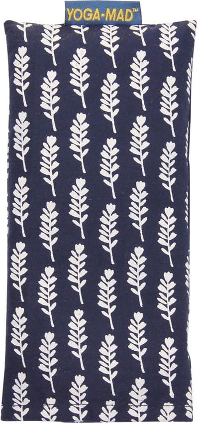 Yoga-Mad - Organisch Katoenen Oogkussentje - Patroon – Blauw