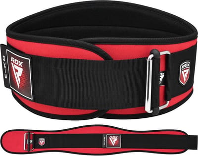 RDX Sports X3 Gewichtsriem - Neopreen - Rood