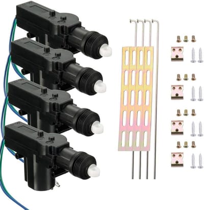Universele Centrale Deurvergrendeling Set - 4 Stuks 12V Elektrische Actuatoren voor Auto en Truck