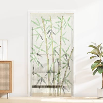 vidaXL Insectengordijn bamboe print 100x220 cm bamboe