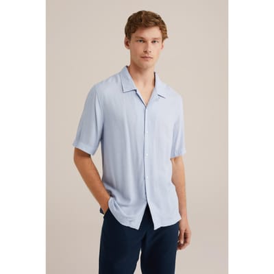 We Fashion Shirt Light Blue Size: XL | Casual Shirts Outlet | Heren | Blauw