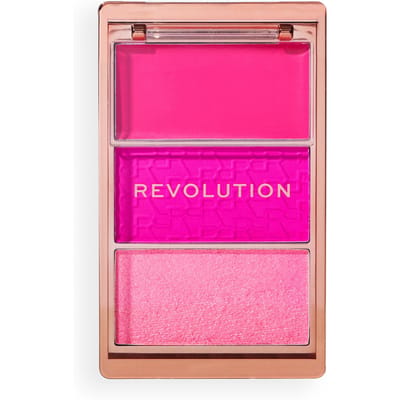 Revolution Blush Icon Palette Hot Pink Flag 9.8 g