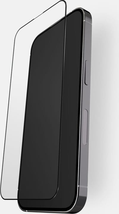 BodyGuardz Pure 3 Edge screenprotector voor iPhone 15/15 Pro & iPhone 16 – 5x sterker dan onbeschermd scherm – Superieure optische helderheid en vlekbestendigheid – Perfecte touch-gevoeligheid en soepelheid - Transparant