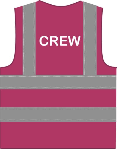 Crew hesje RWS lichtpaars