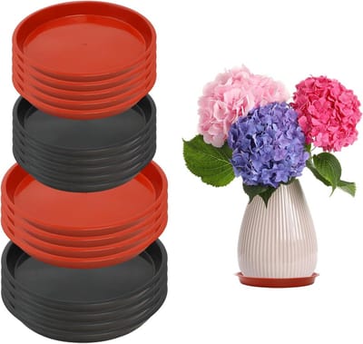 Plantcoaster set 18 stuks - 20 cm / 22 cm - herbruikbaar plastic - voor binnen en buiten gebruik - SnelShoppen