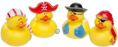 Duckiez Eend Piraat - 4 stuks