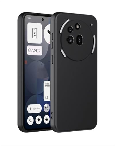 Casemania Hoesje Geschikt voor Nothing Phone 3a Pro - Zwart - Siliconen Back Cover