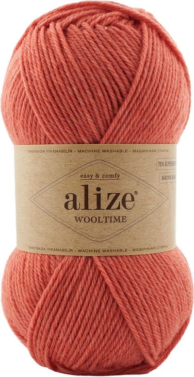 Sokkenwol Alize Wooltime - Easy & Comfy - Superwash - Koeloranje