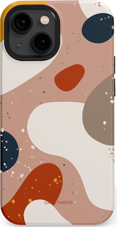 Casetastic Hoesje Geschikt voor Apple iPhone 13 Mini Magsafe - Stijlvolle Beschermende Duo-layer Case - Terravibe