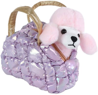 Pluche poes knuffel met draagtas - Take Me Home speelgoed knuffel kat.