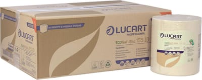 Lucart Professional handdoekrol EcoNatural 155 ID, doos van 6 rollen