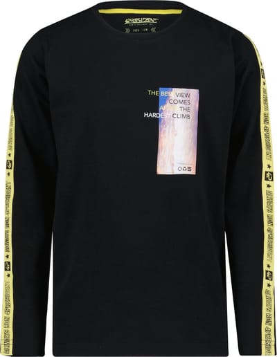 4PRESIDENT T-shirt jongens - Black - Maat 128