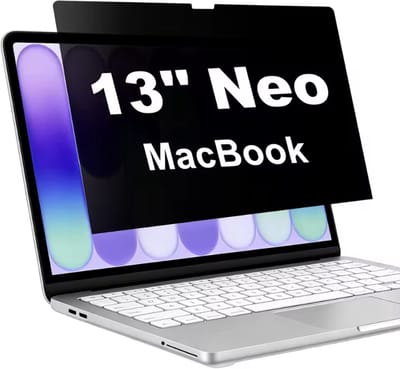Casemania Privacy Screenprotector Geschikt voor Apple MacBook Neo 13 inch - Laptop Schermprotector Prive Bescherm Glas - Gehard Screenprotector Geschikt voor Macbook A3404