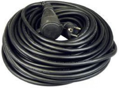 Verlengsnoer neopreen zwart 3x1,5mm 50M