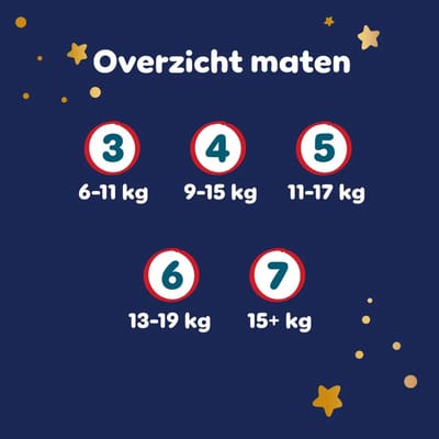 Pampers - Night Pants - Maat 7 - Mega Pack - 68 luierbroekjes