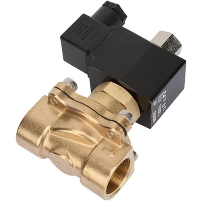 Contrôleur de Fluide G3 4 Vanne Solénoïde Électrique DN20 NO Laiton Vanne Électromagnétique(24 V CC)
