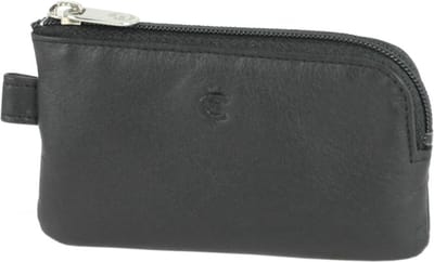 Esquire Logo sleuteletui leer 10,5 cm - schwarz