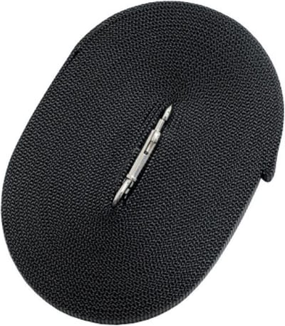 Karlie Lijn Track Sportief Plus - 15 mm x 10 m - Zwart