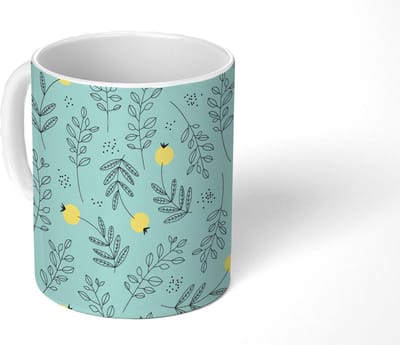 Mok - Koffiemok - Patronen - Zaad - Planten - Mokken - 350 ML - Beker - Koffiemokken - Theemok