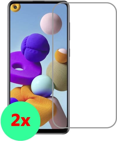 Samsung Galaxy A21s Screenprotector / Tempered Glass 2 Pack - Arara – Samsung A21s screenprotector - glas screenprotector Samsung Galaxy A21s