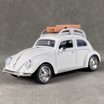 1:32 Volkswagen Kever Reisversie Compacte Sedan Legering Metaal Diecast Modelauto Speelgoedauto voor Kinderen Klassieke Retro Auto's Vakantie