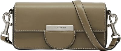 LIEBESKIND BERLIN Leren Schoudertas Pam Crossbody Salvia Kaki