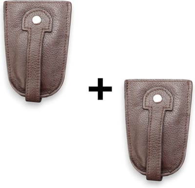 Leren Sleuteletui - Sleutelzakje - Sleuteltasje - Dames - Heren - 2pack