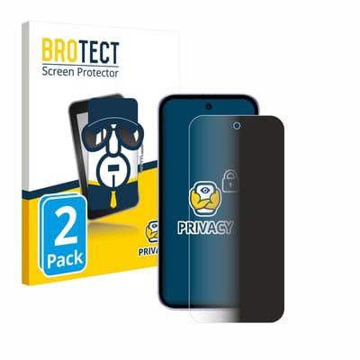 BROTECT - privacy screenprotector voor Google Pixel 9a - Folie Beschermfolie Blauwlichtfilter 2 Stuks