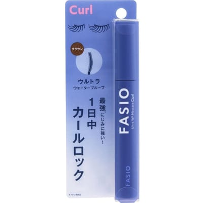 Kose - Fasio Ultra Waterproof Mascara Curl 02 Brown