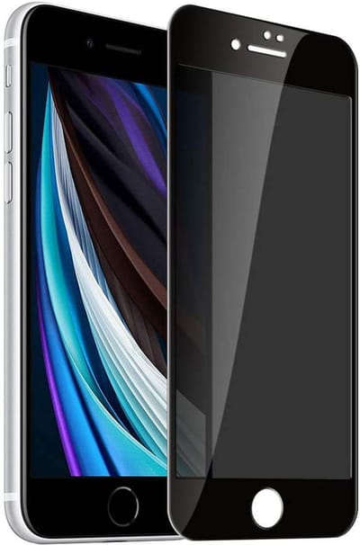 Privacy Screenprotector geschikt voor iPhone SE 2022 / 2020 / 8 / 7 - FullGuard Screen Protector