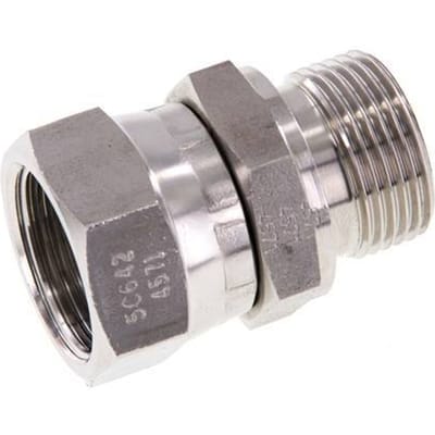 G 3/4'' F/M RVS Neusstuk 175 Bar - Hydrauliek - FL2S-FM-ST-034G-I