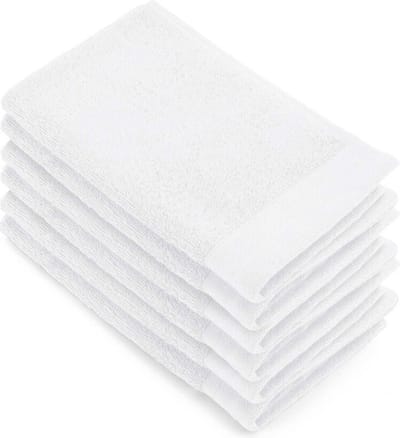 Walra Gastendoek Soft Cotton - 6x 30x50 - 100% Katoen - Wit