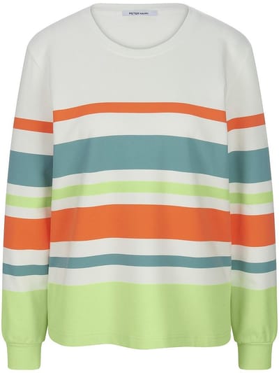 Sweatshirt Van Peter Hahn wit
