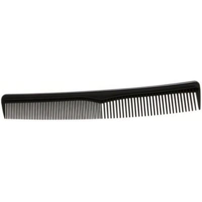 1 pièce Brosse à cheveux portable double face noire, Peigne quotidien à dents serrées antistatique, Petit peigne en plastique résistant aux hautes températures 1pcs noir