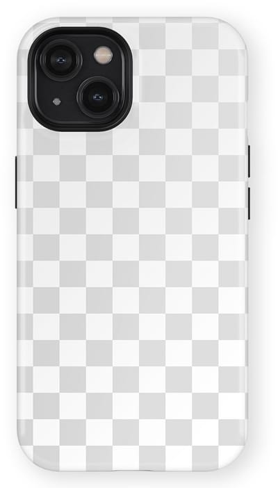 Design Hoesje geschikt voor iPhone 14 | Geschikt Voor Mag | Tiny Squares Checkered Print | Backcover geschikt voor iPhone 14 Ivory Squares