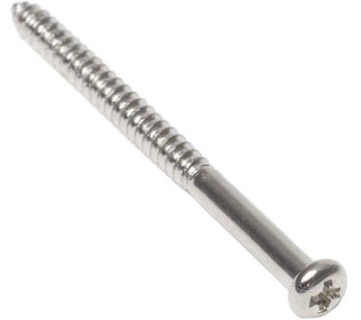Göldo bas PU schroeven 10er Set houtgewinde 2,5 x 35 chrom - Basgitaaronderdeel