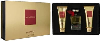 RIIFFS Bella Rouge Giftset 3 pcs - 100 ml EDP + Bodylotion 100 ml + Showergel 100 ml
