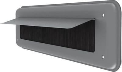 Tochtklep - Aluminium - Aluminium - door-line - Binnen Aluminium 52.00.120