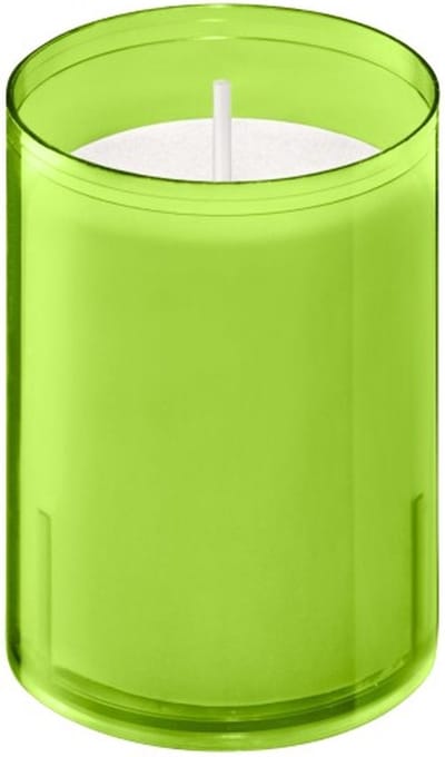 80 stuks Bolsius ReLight kaarsen in lime transparante houders 64/52 (24 uur) LIME