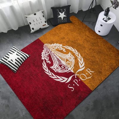 Romeinse SPQR Bedrukte Vloermat Rechthoekig Antislip Huis Zacht Badmat Voordeur Binnen Buiten Mat Moderne Woondecoratie 40x60cm