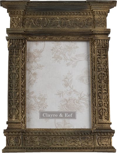 Clayre & Eef Fotolijst 13x18 cm Goudkleurig Polyresin