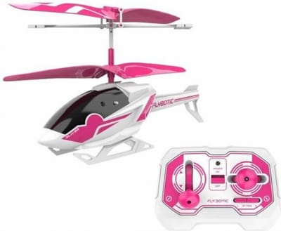 FLYBOTIC AIR PANTHER - Op afstand bestuurbare helikopter - 2 kanalen - Roze kleur - Vanaf 10 jaar