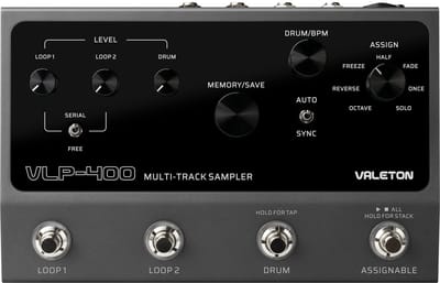 Valeton VLP-400 Multi Sampler Looper - Effect-unit voor gitaren
