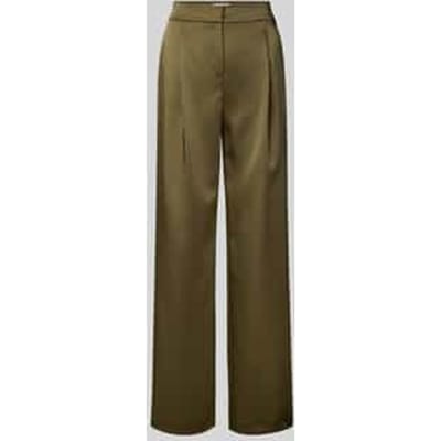 Stoffen broek met bandplooien