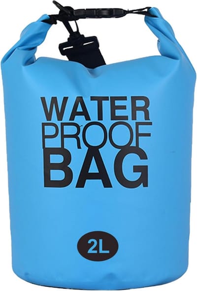 Waterdichte Tas - Drooghoudzak - Outdoor Avonturen - Scheurvast PVC Materiaal - 2 Liter - Blauw