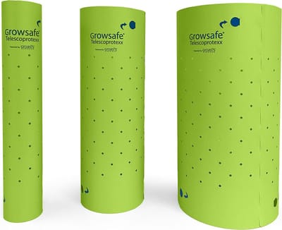 Groasis Growsafe® Telescoprotexx  50 stuks plant- en boombeschermers, beschermkokers, plantbuis, groeikoker, 50 vellen per doos UV bestendig kunststof, standaard hoogte 49 cm