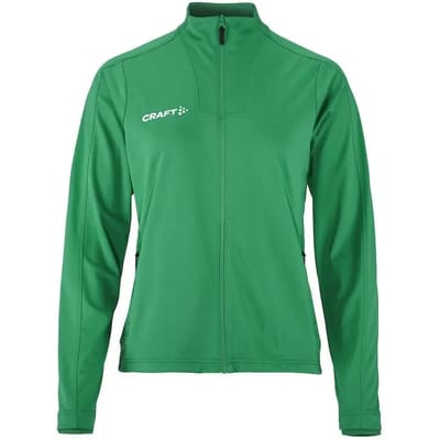 Craft Evolve 2.0 Top Full Zip Dames - Groen | Maat: M