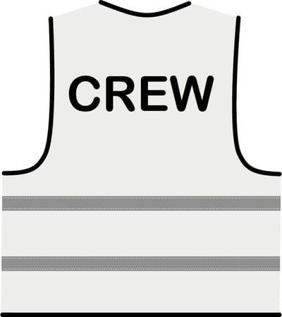 Crew hesje wit