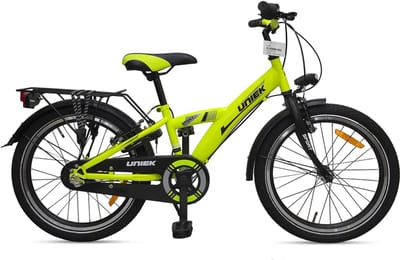 Kinderfiets Uniek 3S 20'' Geel/Zwart